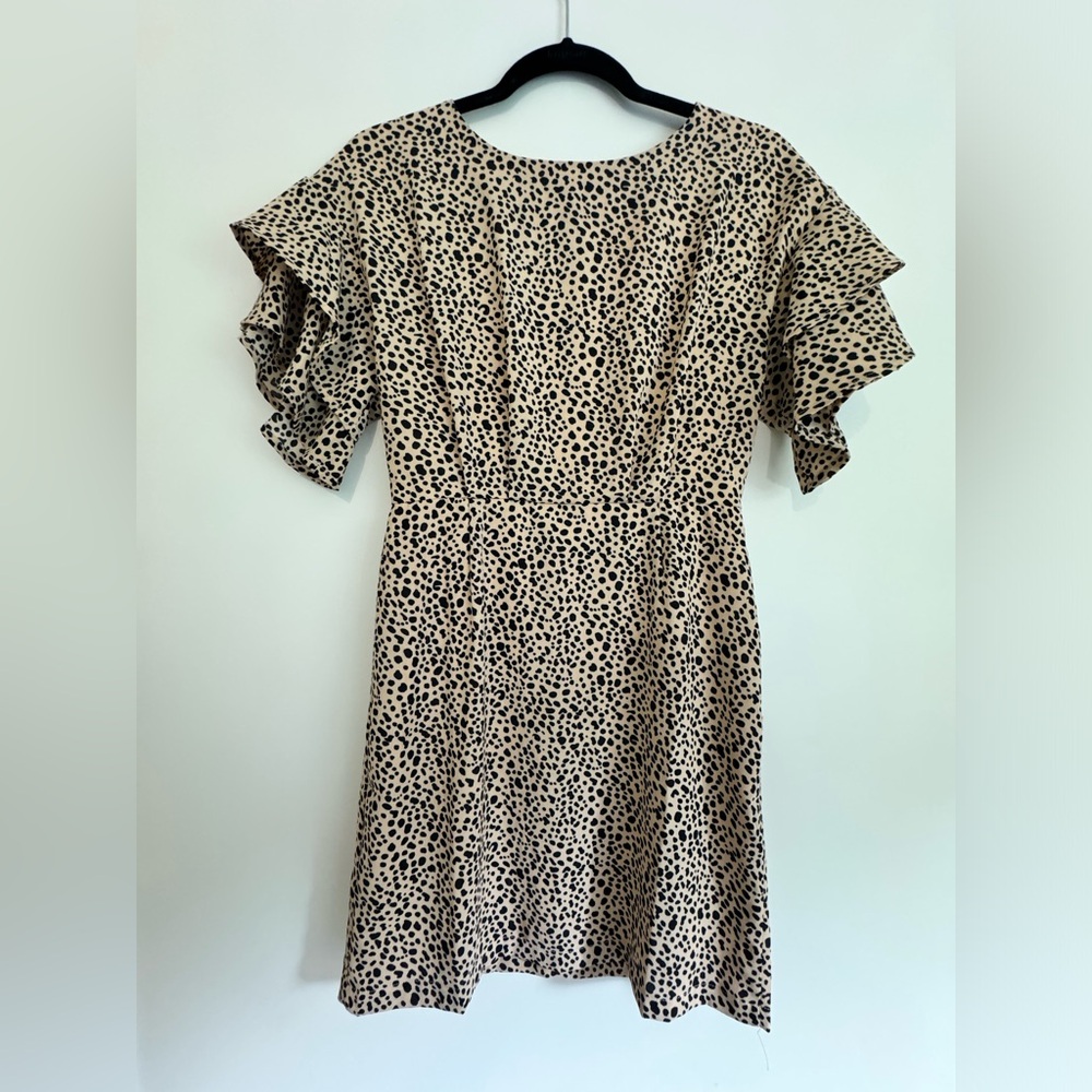 She and Sky Chasing You Cheetah Print Dress - Small